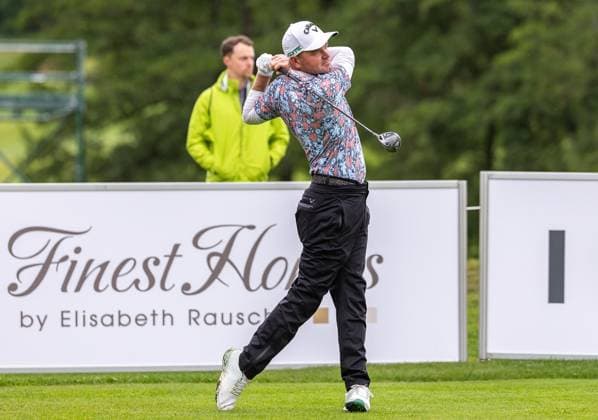 29 05 2025, Golf Club Gut Altentann, Henndorf am Wallersee, AUT, DP World Tour, Austrian Golf Open 2025, in the picture Dale Whitnell ENG Dale Whitnell ENG during the Austrian Golf Open of the DP World Tour at the Golf Club Gut Altentann in Henndorf am Wallersee, Austria on 2025 05 29 Expa Henndorf am Wallersee  EP_gro