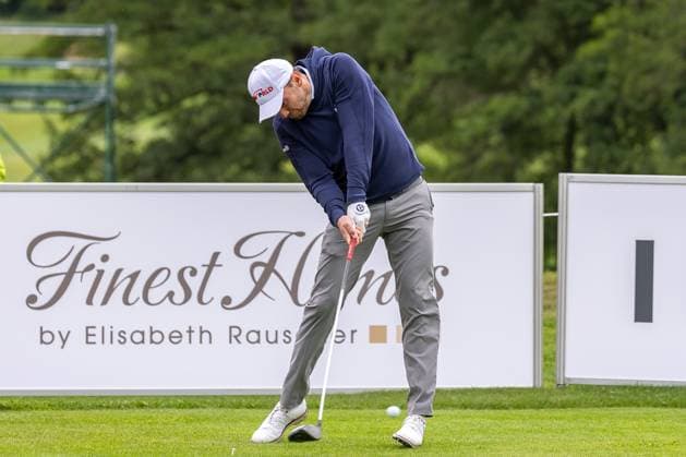 29 05 2025, Golf Club Gut Altentann, Henndorf am Wallersee, AUT, DP World Tour, Austrian Golf Open 2025, in the picture Maximilian Kieffer GER Maximilian Kieffer GER during the Austrian Golf Open of the DP World Tour at the Golf Club Gut Altentann in Henndorf am Wallersee, Austria on 2025 05 29 Expa Henndorf am Wallersee  EP_gro