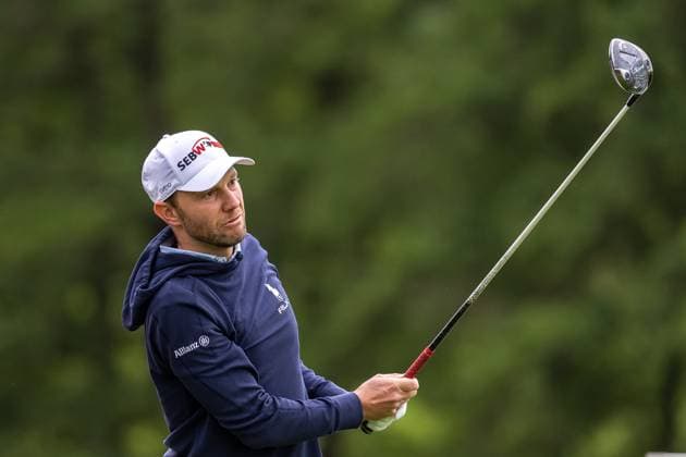 29 05 2025, Golf Club Gut Altentann, Henndorf am Wallersee, AUT, DP World Tour, Austrian Golf Open 2025, in the picture Maximilian Kieffer GER Maximilian Kieffer GER during the Austrian Golf Open of the DP World Tour at the Golf Club Gut Altentann in Henndorf am Wallersee, Austria on 2025 05 29 Expa Henndorf am Wallersee  EP_gro