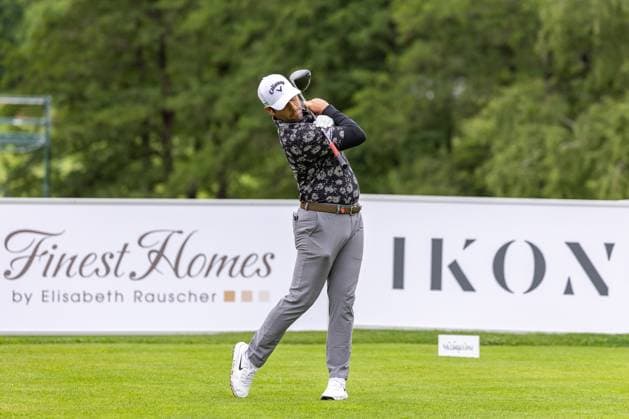 29 05 2025, Golf Club Gut Altentann, Henndorf am Wallersee, AUT, DP World Tour, Austrian Golf Open 2025, in the picture Adrian Otaegui UAE Adrian Otaegui UAE during the Austrian Golf Open of the DP World Tour at the Golf Club Gut Altentann in Henndorf am Wallersee, Austria on 2025 05 29 Expa Henndorf am Wallersee  EP_gro