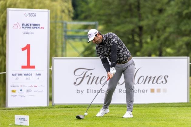 29 05 2025, Golf Club Gut Altentann, Henndorf am Wallersee, AUT, DP World Tour, Austrian Golf Open 2025, in the picture Adrian Otaegui UAE Adrian Otaegui UAE during the Austrian Golf Open of the DP World Tour at the Golf Club Gut Altentann in Henndorf am Wallersee, Austria on 2025 05 29 Expa Henndorf am Wallersee  EP_gro