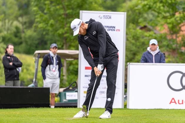 29 05 2025, Golf Club Gut Altentann, Henndorf am Wallersee, AUT, DP World Tour, Austrian Golf Open 2025, in the picture Sebastian Soederberg SWE Sebastian Soederberg SWE during the Austrian Golf Open of the DP World Tour at the Golf Club Gut Altentann in Henndorf am Wallersee, Austria on 2025 05 29 Expa Henndorf am Wallersee  EP_gro