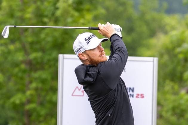 29 05 2025, Golf Club Gut Altentann, Henndorf am Wallersee, AUT, DP World Tour, Austrian Golf Open 2025, in the picture Sebastian Soederberg SWE Sebastian Soederberg SWE during the Austrian Golf Open of the DP World Tour at the Golf Club Gut Altentann in Henndorf am Wallersee, Austria on 2025 05 29 Expa Henndorf am Wallersee  EP_gro