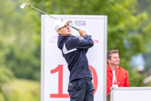 29 05 2025, Golf Club Gut Altentann, Henndorf am Wallersee, AUT, DP World Tour, Austrian Golf Open 2025, in the picture Jakob Lotschak AUT Jakob Lotschak of Austria during the Austrian Golf Open of the DP World Tour at the Golf Club Gut Altentann in Henndorf am Wallersee, Austria on 2025 05 29 Expa Henndorf am Wallersee  EP_gro