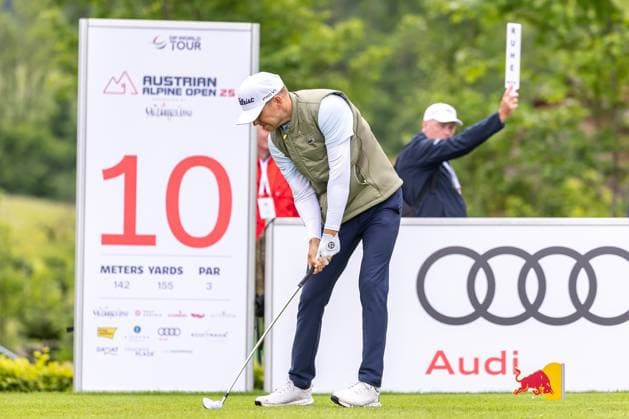 29 05 2025, Golf Club Gut Altentann, Henndorf am Wallersee, AUT, DP World Tour, Austrian Golf Open 2025, in the picture Yannik Paul GER Yannik Paul GER during the Austrian Golf Open of the DP World Tour at the Golf Club Gut Altentann in Henndorf am Wallersee, Austria on 2025 05 29 Expa Henndorf am Wallersee  EP_gro