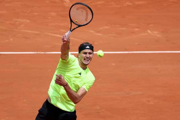 TENNIS : Roland Garros 2025 - Internationaux de France - 29 05 2025 Alexander Zverev (GER) Vs Jesper de Jong (NED) ParisFrance  Copyright: xMichtofx