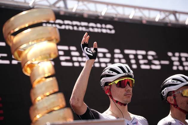 Ayuso Pesquera Juan of Uae Team Emirates Xro during the stage 18 of the Giro d™Italia from Morbegno to Cesano Maderno, Italy - Thursday, May 29, 2025. - cycling.  Copyright: xMarcoxAlpozzi LaPressex