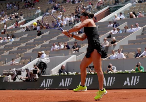 TENNIS - French Open 2025 PARIS,FRANCE,29.MAY.25 - TENNIS - WTA, Tennis Damen Tour, French Open, Roland Garros, Grand Slam. Image shows Jessica Pegula (USA).  GEPAxpictures xMichaelxRiedler