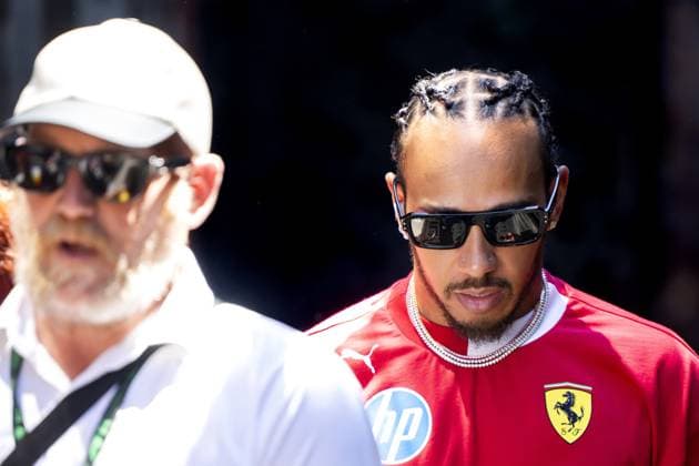 BARCELONA - Lewis Hamilton (Ferrari) at the Circuit de Barcelona-Catalunya for media day ahead of the Spanish Grand Prix. ANP SANDER KING xVIxANPxSportx xxANPxIVx 528954864 originalFilename: 528954864.jpg
