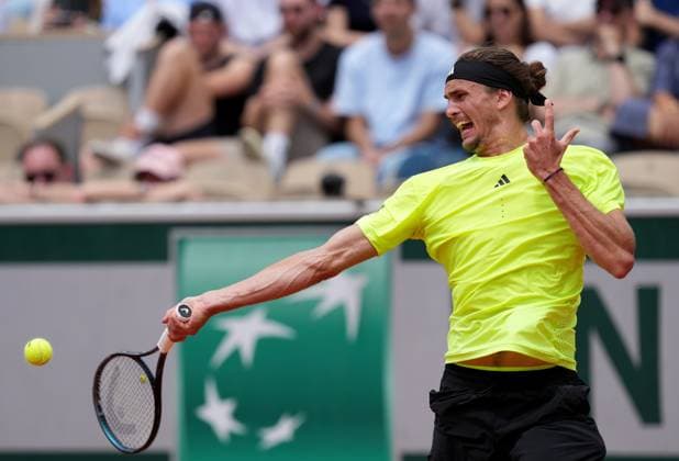 TENNIS - French Open 2025 PARIS,FRANCE,29.MAY.25 - TENNIS - ATP, Tennis Herren World Tour, French Open, Roland Garros, Grand Slam. Image shows Alexander Zverev (GER).  GEPAxpictures xMichaelxRiedler