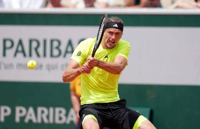 TENNIS - French Open 2025 PARIS,FRANCE,29.MAY.25 - TENNIS - ATP, Tennis Herren World Tour, French Open, Roland Garros, Grand Slam. Image shows Alexander Zverev (GER).  GEPAxpictures xMichaelxRiedler