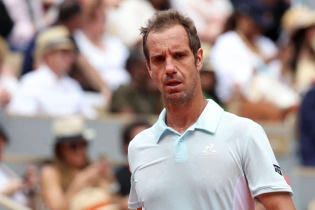 TENNIS : Roland Garros 2025 - Internationaux de France - 29 05 2025 Jannik Sinner (ITA) Vs Richard Gasquet (FRA) ParisFrance  Copyright: xMichtofx