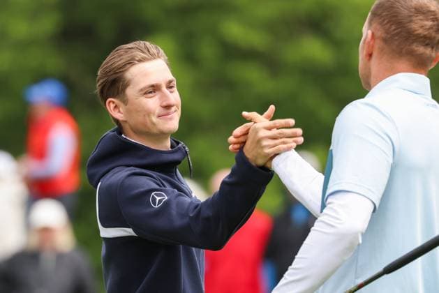GOLF - Austrian Alpine Open HENNDORF,AUSTRIA,29.MAY.25 - GOLF - DP World Tour, Austrian Alpine Open, Golfclub Gut Altentann. Image shows Jakob Lotschak (AUT).  GEPAxpictures xMathiasxMandl