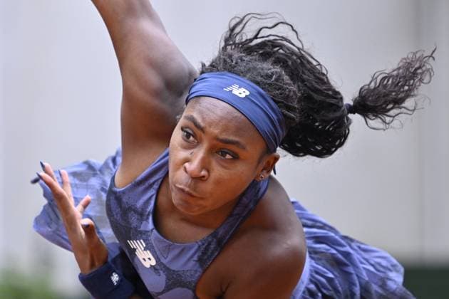2025 Roland-Garros - Day 5 PARIS, FRANCE - MAY 29: Coco Gauff of the United States during her match against Tereza Valentova (not seen) of USA in the second round of the women s singles competition on Court Philippe-Chatrier during the 2025 French Open Tennis Tournament at Roland Garros in Paris, France on May 29, 2025. Burak Akbulut Anadolu Paris France. Editorial use only. Please get in touch for any other usage.  Copyright: x2025xAnadoluxBurakxAkbulutx