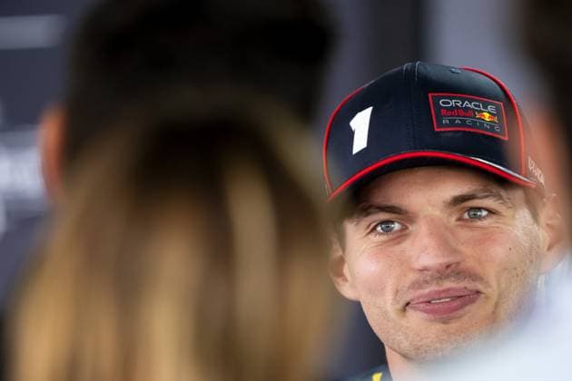 BARCELONA - Max Verstappen (Red Bull Racing) during a press conference, PK, Pressekonferenz at the Circuit de Barcelona-Catalunya before media day ahead of the Spanish Grand Prix. ANP SANDER KING xVIxANPxSportx xxANPxIVx 528958293 originalFilename: 528958293.jpg