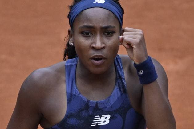 2025 Roland-Garros - Day 5 PARIS, FRANCE - MAY 29: Coco Gauff of the United States in action against Tereza Valentova (not seen) of Czechia during the Women s Singles Second Round match on Day Five of the 2025 French Open at Roland Garros in Paris, France on May 29, 2025. Burak Akbulut Anadolu Paris France. Editorial use only. Please get in touch for any other usage.  Copyright: x2025xAnadoluxBurakxAkbulutx
