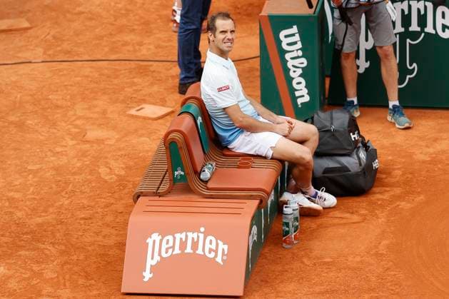 May 29, 2025, Paris, Paris, France: Richard Gasquet (FRA) during the tribute to Richard Gasquet for his career during the tennis Grand Slam of Roland Garros 2025, match between at Roland Garros Stadium - on May 29 2025.Paris - France Paris France - ZUMAb253 20250529_zsp_b253_100 Copyright: xLoicxBaratouxx