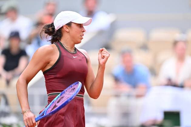 2025 Roland-Garros - Day 5 PARIS, FRANCE - MAY 29: Madison Keys of the United States gestures during her match against Katie Boulter (not seen) of United Kingdom during the Women s Singles Second Round match on Day Five of the 2025 French Open at Roland Garros in Paris, France on May 29, 2025. Mustafa Yalcin Anadolu Paris France. Editorial use only. Please get in touch for any other usage.  Copyright: x2025xAnadoluxMustafaxYalcinx