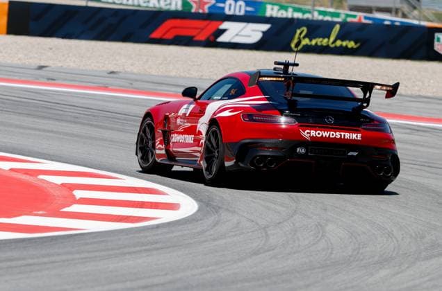 F1 Safety Car, Mercedes AMG GT Black Series, F1 Grand Prix of Spain at Circuit de Barcelona Catalunya on May 29, 2025 in Barcelona, Spain Photo by HOCH ZWEI Barcelona Spain