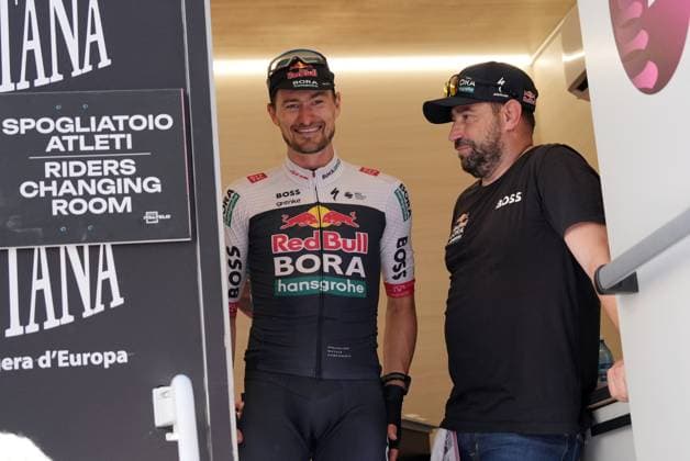 Denz Nico of Red Bull - Bora - Hansgrohe Team winner of the stage during the stage 18 of the Giro d™Italia from Morbegno to Cesano Maderno, Italy - Thursday, May 29, 2025. - cycling.  Copyright: xGianxMattiaxD Alberto LaPressex