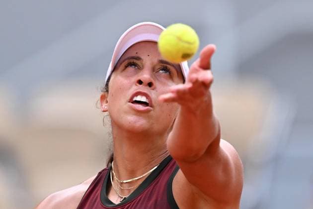 2025 Roland-Garros - Day 5 PARIS, FRANCE - MAY 29: Madison Keys of the United States in action against Katie Boulter (not seen) of United Kingdom during the Women s Singles Second Round match on Day Five of the 2025 French Open at Roland Garros in Paris, France on May 29, 2025. Mustafa Yalcin Anadolu Paris France. Editorial use only. Please get in touch for any other usage.  Copyright: x2025xAnadoluxMustafaxYalcinx
