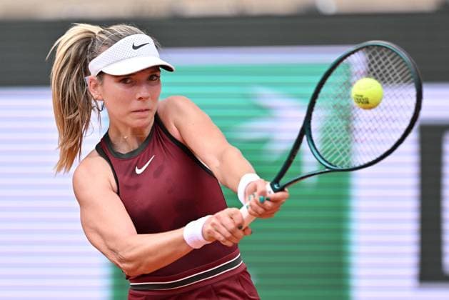 2025 Roland-Garros - Day 5 PARIS, FRANCE - MAY 29: Katie Boulter of United Kingdom reacts during her women s singles match against Madison Keys of United States (not seen) during the Women s Singles Second Round match on Day Five of the 2025 French Open at Roland Garros in Paris, France on May 29, 2025. Mustafa Yalcin Anadolu Paris France. Editorial use only. Please get in touch for any other usage.  Copyright: x2025xAnadoluxMustafaxYalcinx
