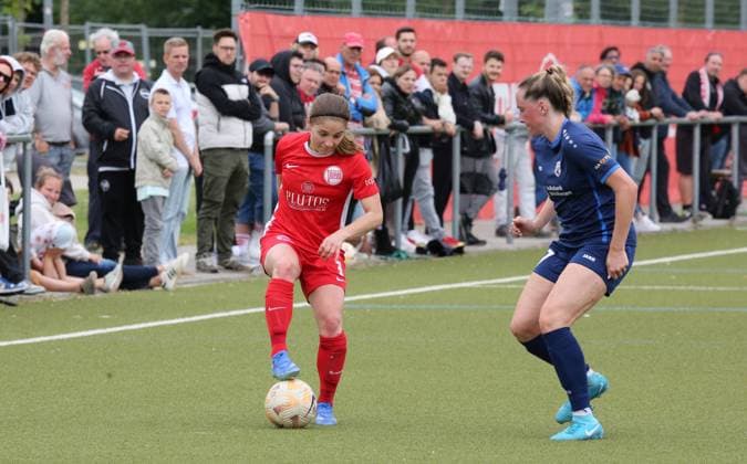 29 05 2025 xmgoodx Offenbach am Main, Soccer Hessenpokal 2024 2025 Semifinal Women Kickers Offenbach OFC FSV Hessen Wetzlar Franziska Marie Riepl 3, OFC Women vs Lenoie Weide FSV Hessen Wetzlar