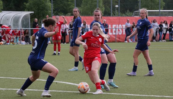 29 05 2025 xmgoodx Offenbach am Main, Soccer Hessenpokal 2024 2025 Semifinal Women Kickers Offenbach OFC FSV Hessen Wetzlar Leonie Gosch 8, OFC Women vs Anna Lotte Donner FSV Hessen Wetzlar