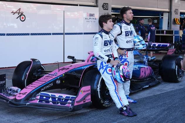 29 05 2025, Circuit de Catalunya, Barcelona, Formula 1 Aramco Grand Prix of Spain 2025 , in the picture Franco Colapinto ARG , BWT Alpine F1 Team, Pierre Gasly FRA Photo by Hasan Bratic DeFodi Images