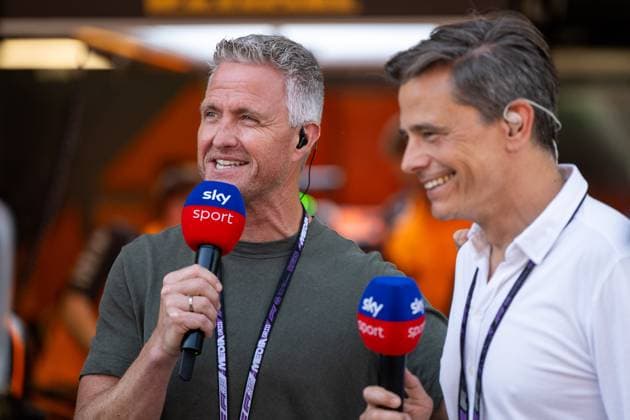 Ralf Schumacher Sky TV Expert , Sascha Roos Sky TV Commentator , ESP, Formula 1 World Championship, Aramco Grand Prix of Spain, Circuit de Barcelona Catalunya, Media Day, 2025 season, 29 05 2025 ESP, Formula 1 World Championship, Aramco Grand Prix of Spain, Circuit de Barcelona Catalunya, Media Day, 2025 season, 29 05 2025 Barcelona Copyright: xEibner-Pressefoto Memmlerx EP_MMR