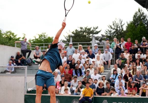 TENNIS - French Open 2025 PARIS,FRANCE,29.MAY.25 - TENNIS - ATP, Tennis Herren World Tour, French Open, Roland Garros, Grand Slam. Image shows Filip Misolic (AUT).  GEPAxpictures xMichaelxRiedler