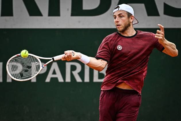 May 29, 2025, Paris, France, France: Tallon GRIEKSPOOR of Netherlands during the fifth day of Roland-Garros 2025, French Open 2025, Grand Slam tennis tournament at Roland-Garros Stadium on May 29, 2025 in Paris, France. Paris France - ZUMAm308 20250529_zsp_m308_013 Copyright: xMatthieuxMirvillex