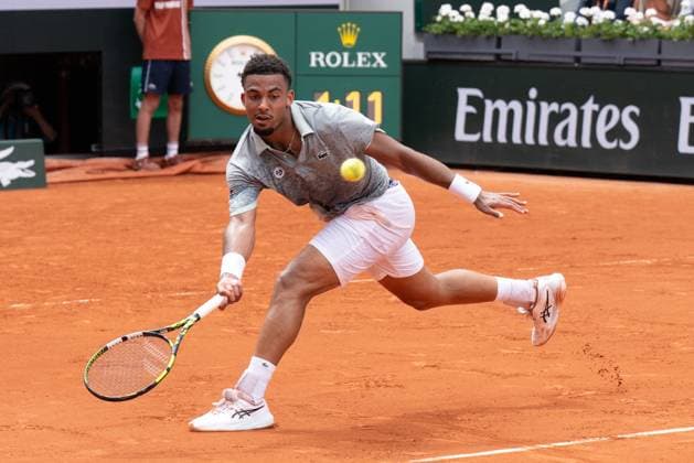 2025 French Open Day Five LZ Arthur Fils of France against Nicolas Jarry of Chile during the Men s Singles First Round match on Day Two of the 2025 French Open at Roland Garros on May 26, 2025 in Paris, France. Photo by Laurent Zabulon ABACAPRESS.COM  Copyright: xZabulonxLaurent ABACAx