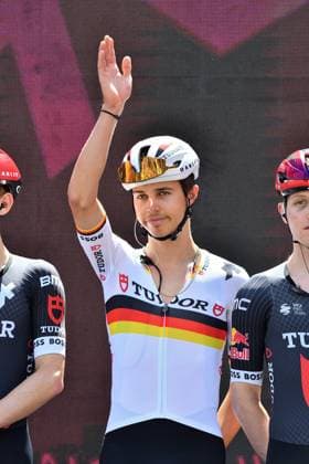 CICLISMO - Giro d Italia - Stage 18 - Morbegno-Cesano Maderno Marco Brenner (TUDOR PRO CYCLING TEAM) during Stage 18 - Morbegno-Cesano Maderno, Giro d Italia race in Morbegno, Italy, May 29 2025 Morbegno Italy  Copyright: xIPAxSport ABACAx