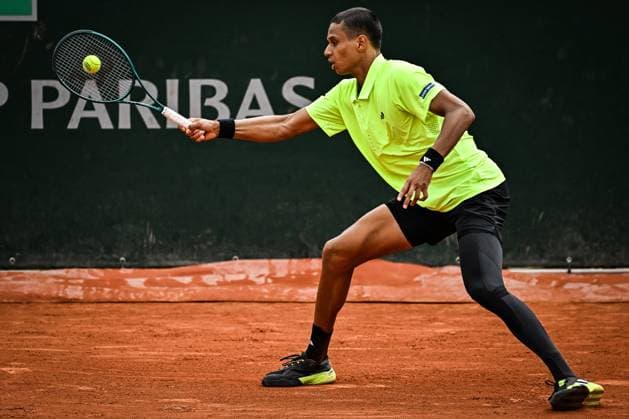 May 29, 2025, Paris, France, France: Gabriel DIALLO of Canada during the fifth day of Roland-Garros 2025, French Open 2025, Grand Slam tennis tournament at Roland-Garros Stadium on May 29, 2025 in Paris, France. Paris France - ZUMA 202 20250529_zsp_m308_015 Copyright: xMatthieuxMirvillex