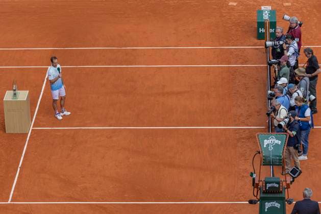 2025 French Open - Day Five Richard Gasquet gives an interview and closes his career after the match at the Roland Garros Grand Slam Tournament in Paris, France, on May 29, 2025. Paris France  Copyright: xRobertxSzaniszlox originalFilename:szaniszlo-notitle250529_npJSs.jpg