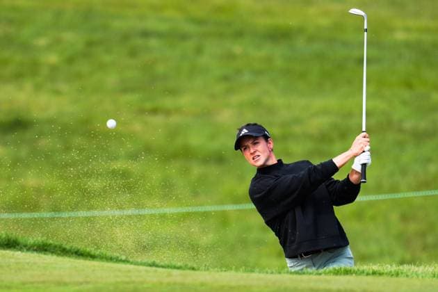 May 29, 2025, Madison, Wisconsin, USA: LINN GRANT of Sweden hits a bunker shot during the opening round of the 2025 LPGA, Golf Damen U.S. Womens Open at Erin Hills Golf Course in Erin, Wis. Madison USA - ZUMAb262 20250529_znp_b262_024 Copyright: xJeffxM.xBrownx