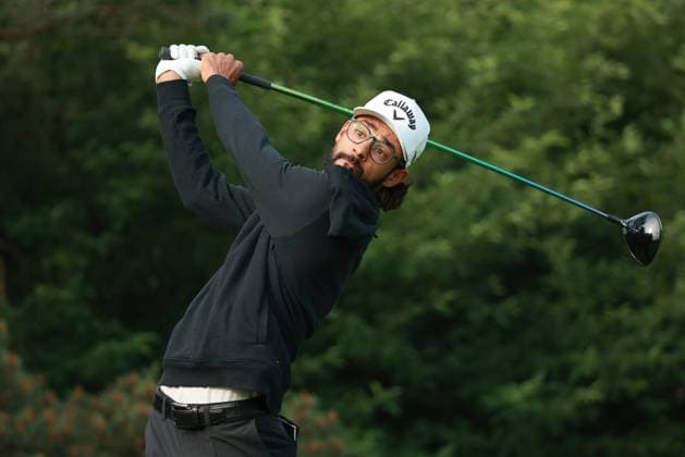 The Memorial Tournament Akshay Bhatia of United States plays his tee shot on the second hole during the first round of The Memorial Tournament presented by Workday at Muirfield Village Golf Club in Dublin, Ohio, USA onThursday, May 29, 2025. Dublin Ohio United States  Copyright: xJorgexLemusx originalFilename:lemus-thememor250529_npmvl.jpg