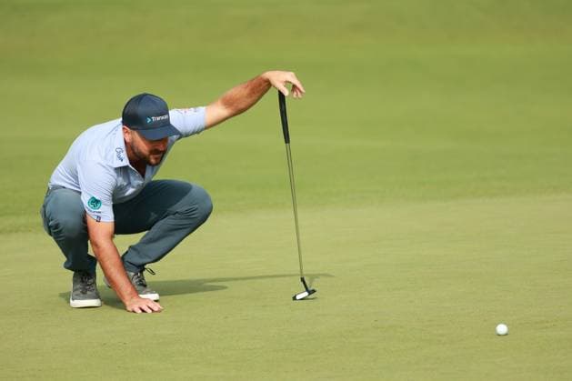 The Memorial Tournament Stephan Jaeger of Germany lines up his putt on the first green during the first round of The Memorial Tournament presented by Workday at Muirfield Village Golf Club in Dublin, Ohio, USA onThursday, May 29, 2025. Dublin Ohio United States  Copyright: xJorgexLemusx originalFilename:lemus-thememor250529_npn1J.jpg