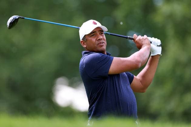 Memorial Tournament presented by Workday Jhonattan Vegas of Venezuela hits from the 18th tee during the first round of the Memorial Tournament presented by Workday at Muirfield Village Golf Club on May 29, 2025 in Dublin, Ohio. Dublin Ohio United States  Copyright: xAmyxLemusx originalFilename:lemus-memorial250529_npy7J.jpg