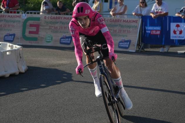 CYCLING - BOUCLES DE LA MAYENNE 2025 - PROLOGUE WALKER Max during the Prologue of the Boucles de la Mayenne - CrÃ dit Mutuel, UCI ProSeries Cycling event, Individual Time Trial, Laval - Laval (5,4 Km) on 29 May 2025 in Laval, France - Photo Laurent Lairys PSNEWZ LavalFrance  Copyright: xLaurentxLairysx