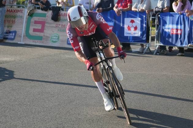 CYCLING - BOUCLES DE LA MAYENNE 2025 - PROLOGUE VEISTROFFER Baptiste during the Prologue of the Boucles de la Mayenne - CrÃ dit Mutuel, UCI ProSeries Cycling event, Individual Time Trial, Laval - Laval (5,4 Km) on 29 May 2025 in Laval, France - Photo Laurent Lairys PSNEWZ LavalFrance  Copyright: xLaurentxLairysx