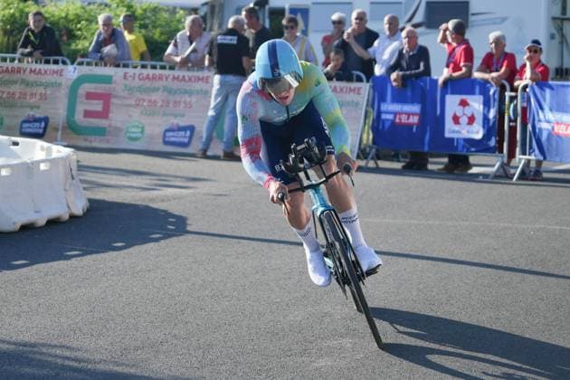 CYCLING - BOUCLES DE LA MAYENNE 2025 - PROLOGUE SYRITSA Gleb during the Prologue of the Boucles de la Mayenne - CrÃ dit Mutuel, UCI ProSeries Cycling event, Individual Time Trial, Laval - Laval (5,4 Km) on 29 May 2025 in Laval, France - Photo Laurent Lairys PSNEWZ LavalFrance  Copyright: xLaurentxLairysx