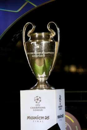 Champions Festival - UEFA Champions League Final 2025 in Munich - 29 May 2025 The Champions League trophy seen during the Champions Festival Village ahead of the UEFA Champions League Final 2025 between Paris Saint-Germain and FC Internazionale Milano. Munich Germany Copyright: xMohammadxJavadxAbjoushakx xSOPAxImagesx _MG_6314