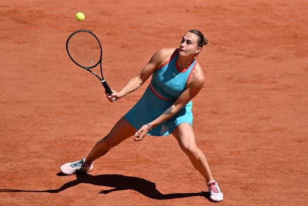 2025 Roland-Garros - Day 6 PARIS, FRANCE - MAY 30: Aryna Sabalenka in action against Olga Danilovic (not seen) of Serbia during their women s singles match on day 6 of the French Open tennis tournament at the Roland-Garros Complex in Paris, France on May 30, 2025. Mustafa Yalcin Anadolu Paris France. Editorial use only. Please get in touch for any other usage.  Copyright: x2025xAnadoluxMustafaxYalcinx