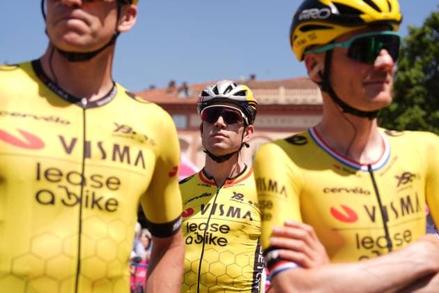 Van Aert Wout of Team Visma Lease A Bike during the stage 19 of the Giro d™Italia from Biella to Champoluc, Italy - Friday, May 30, 2025. - cycling.  Copyright: xMassimoxPaolone LaPressex