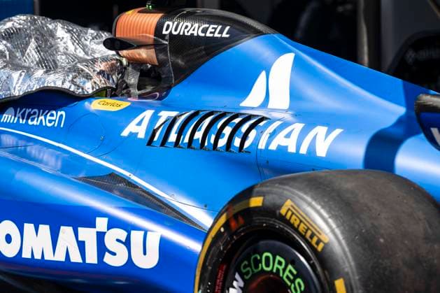 F1 - SPANISH GRAND PRIX 2025 Williams Racing FW47, mechanical detail, cooling louvres during the Formula 1 Aramco Gran Premio de Espana 2025, Spanish Grand Prix 2025, 9th round of the 2025 FIA Formula One World Championship, WM, Weltmeisterschaft from May 30 to June 1, 2025 on the Circuit de Barcelona-Catalunya, in Montmelo, Spain - MontmeloSpain  Copyright: xCharlyxLopezx