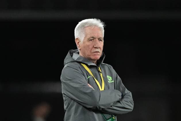 SOCCER AUSTRALIA ARGENTINA WOMEN, Matildas head coach Tom Sermanni looks on during the Women s friendly international match, Länderspiel, Nationalmannschaft between Australia and Argentina at Marvel Stadium in Melbourne, Friday, May 30, 2025. ( NO ARCHIVING, EDITORIAL USE ONLY MELBOURNE VICTORIA AUSTRALIA  Copyright: xJAMESxROSSx 20250530144290824115