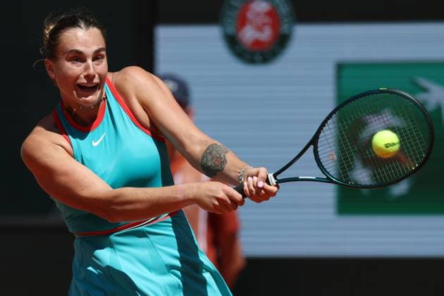 May 30, 2025, Paris, Celestynow, France: ARYNA SABALENKA during the match against Olga Danilovic of Serbia at the third round of the French Open 2025 at Roland Garros in Paris. Paris France - ZUMAc278 20250530_zsp_c278_005 Copyright: xMarcinxCholewinskix