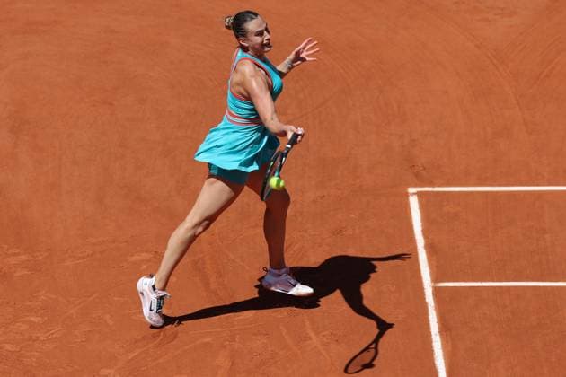 May 30, 2025, Paris, Celestynow, France: ARYNA SABALENKA during the match against Olga Danilovic of Serbia at the third round of the French Open 2025 at Roland Garros in Paris. Paris France - ZUMAc278 20250530_zsp_c278_007 Copyright: xMarcinxCholewinskix